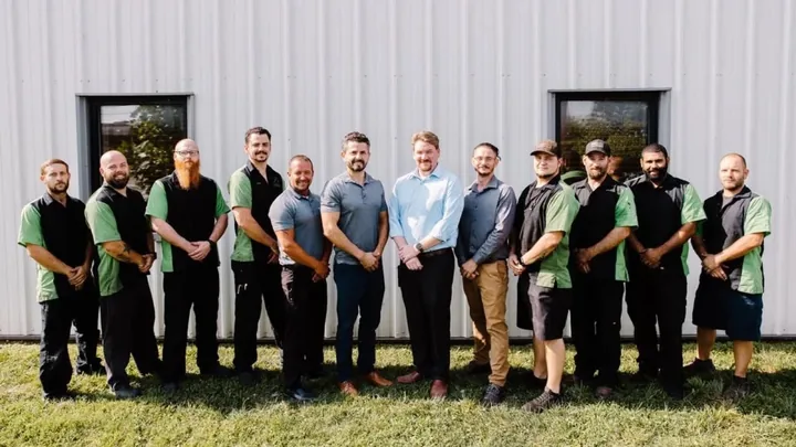 The Phoenix Auto Repair team outside the shop